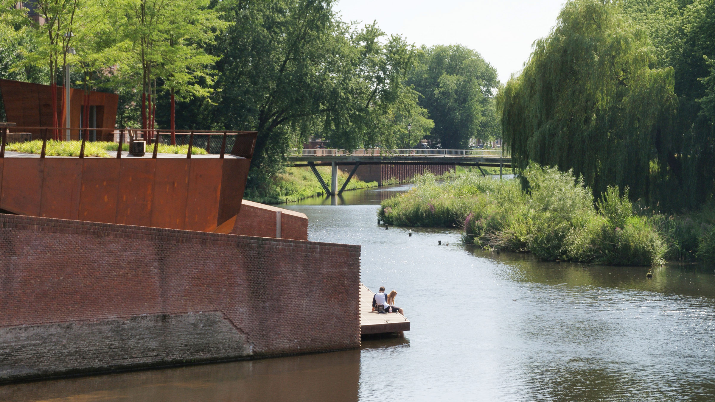 Dakpark, straat en steigers Bolwerk Sint Jan