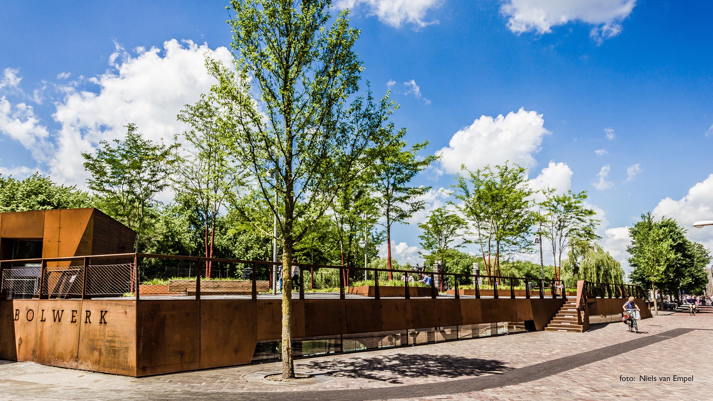 Dakpark, straat en steigers Bolwerk Sint Jan