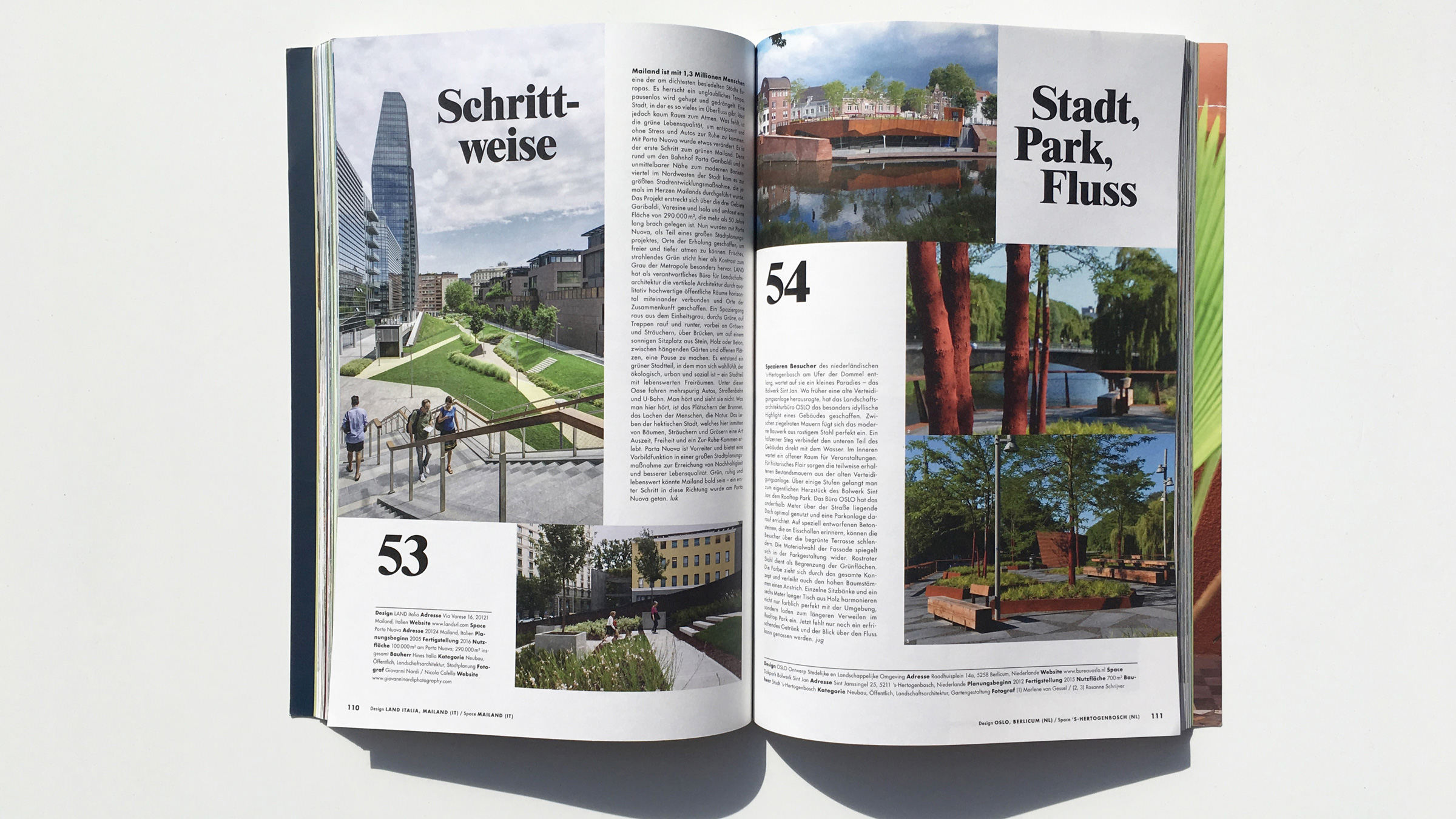 100 green spaces